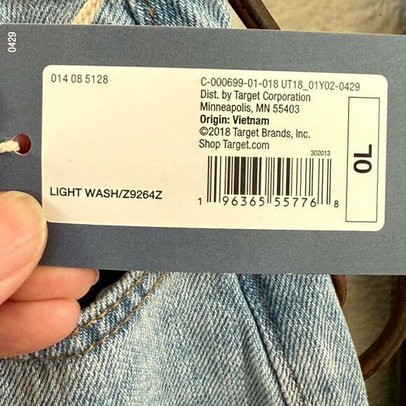 Universal Thread light washed denim wide leg jean. Size  25/L. NET - Picture 10 of 11